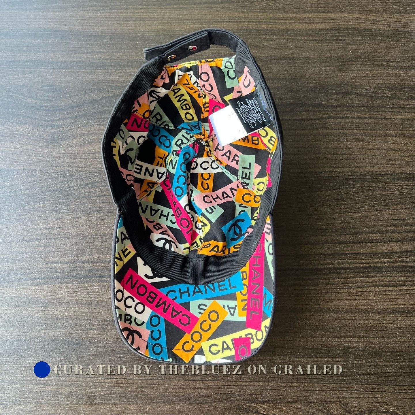 Chanel Chanel Embroidered Logo Printed Lining Baseball Cap Size ONE SIZE - 3 Thumbnail
