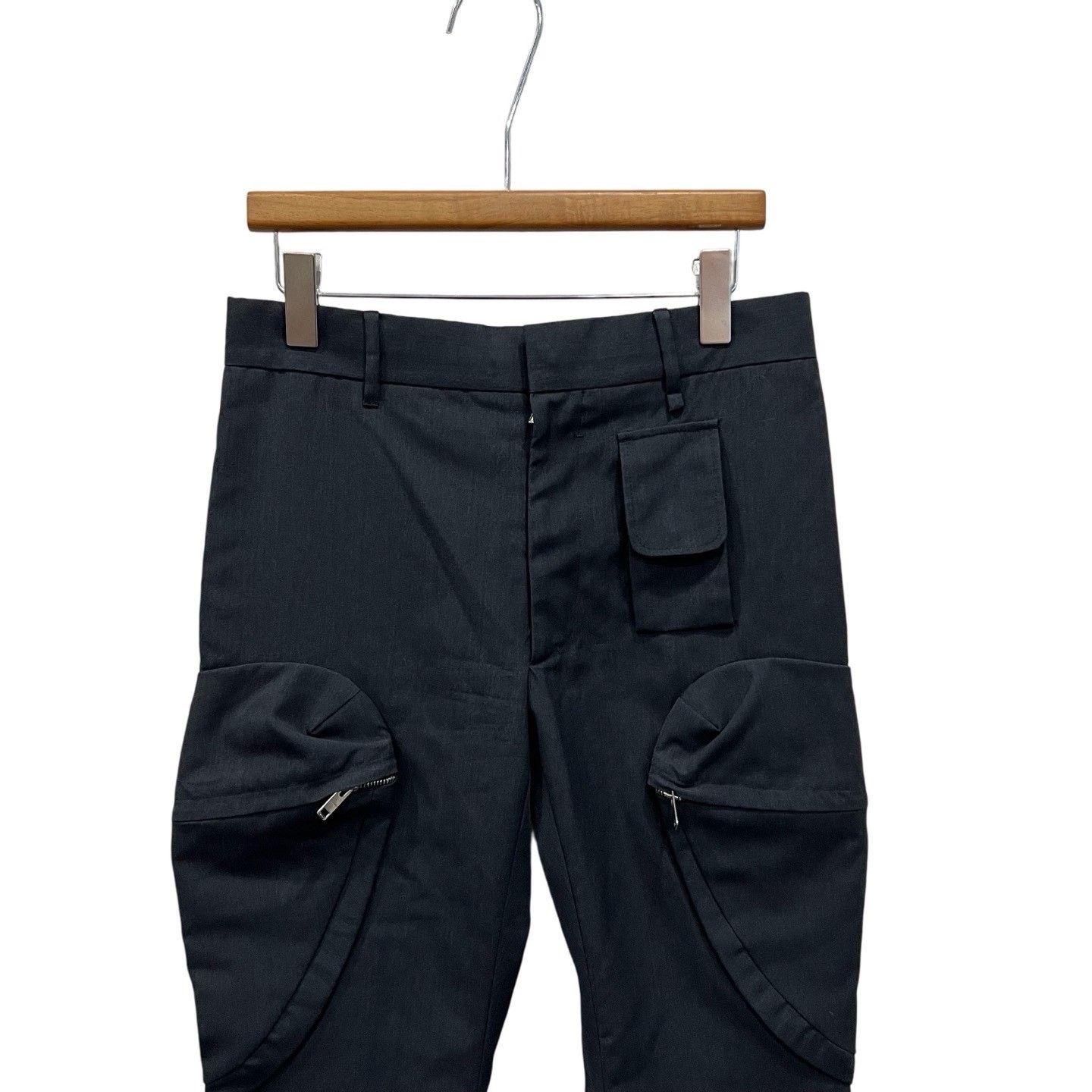Givenchy Givenchy Gray Wool Runway Cargo Pants Size US 34 / EU 50 - 3 Thumbnail