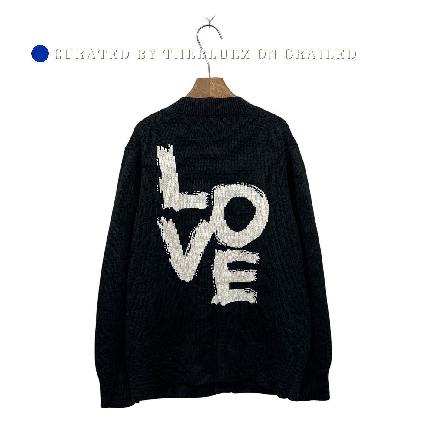 Burberry Burberry Love Letter Dual Pocket Wool Cardigan Size S / US 4 / IT 40 - 3 Thumbnail