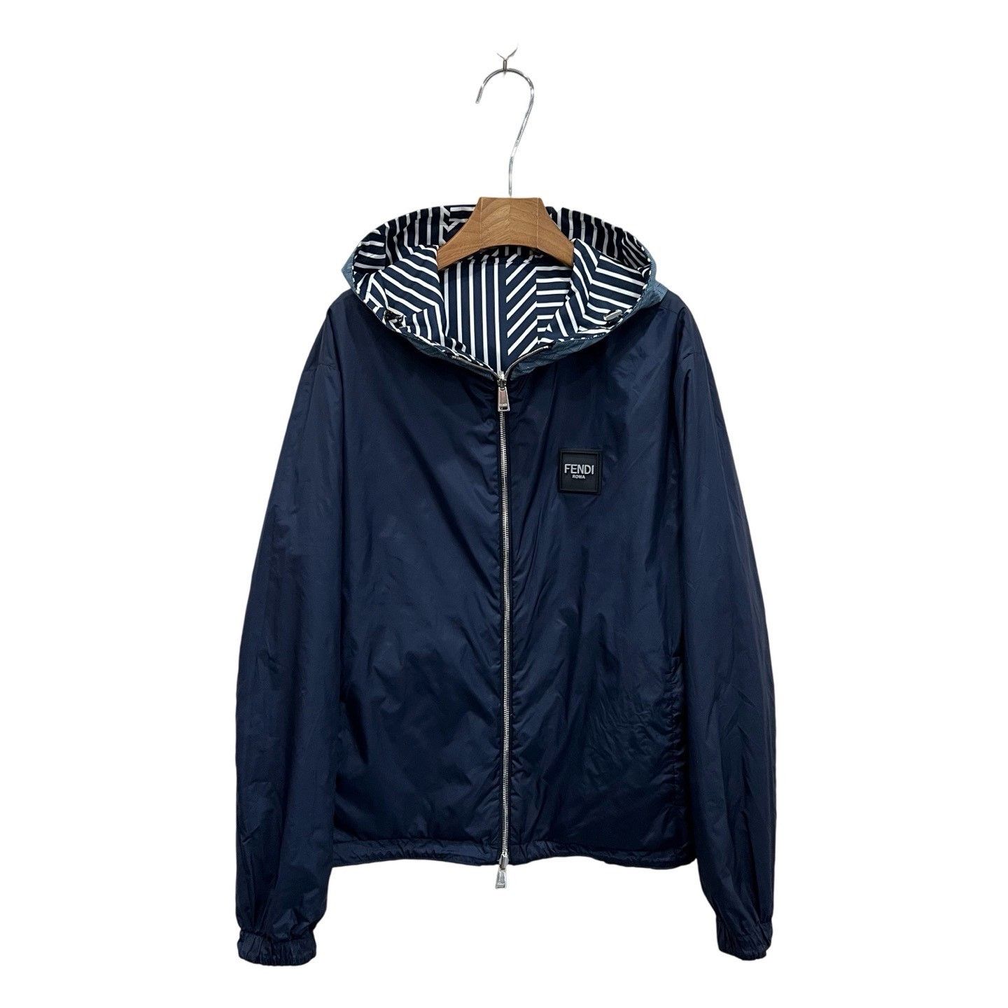 Fendi Fendi Striped Logo Reversible Jacket Size US M / EU 48-50 / 2 - 4 Thumbnail