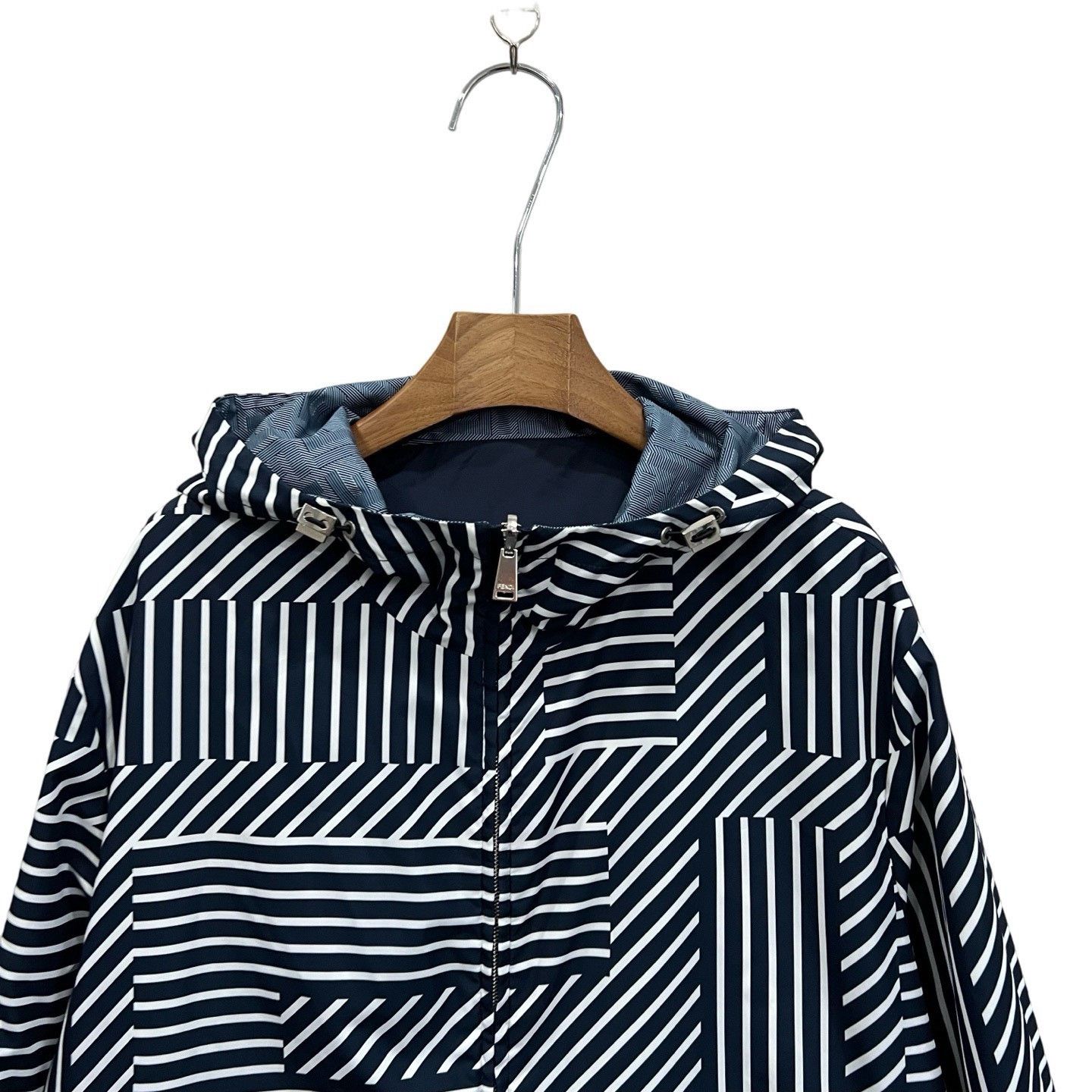Fendi Fendi Striped Logo Reversible Jacket Size US M / EU 48-50 / 2 - 2 Thumbnail