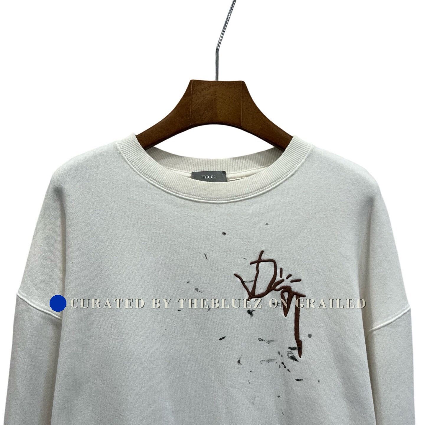 Dior Dior Travis Scott Crewneck Splatter Sweatshirt Size US XS / EU 42 / 0 - 3 Thumbnail