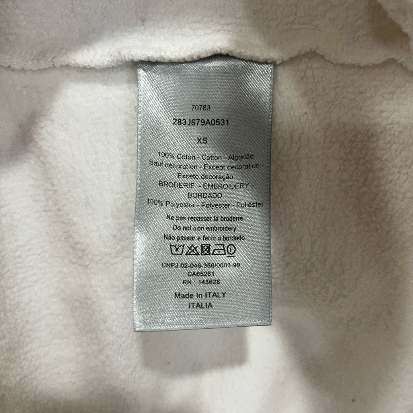 Dior Dior Travis Scott Crewneck Splatter Sweatshirt Size US XS / EU 42 / 0 - 5 Thumbnail