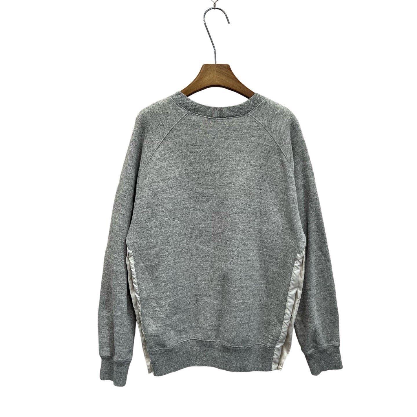 Sacai Dior Sacai Grey Patch Logo Sweatshirt Size US XS / EU 42 / 0 - 3 Thumbnail