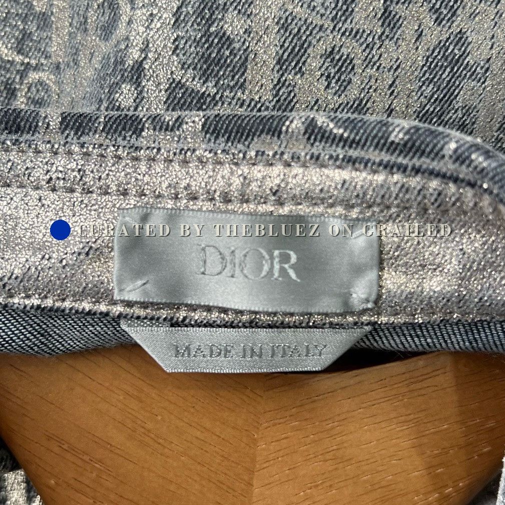 Dior Dior Glitter Monogram Distressed Long-Sleeve Shirt Size S / US 4 / IT 40 - 5 Thumbnail