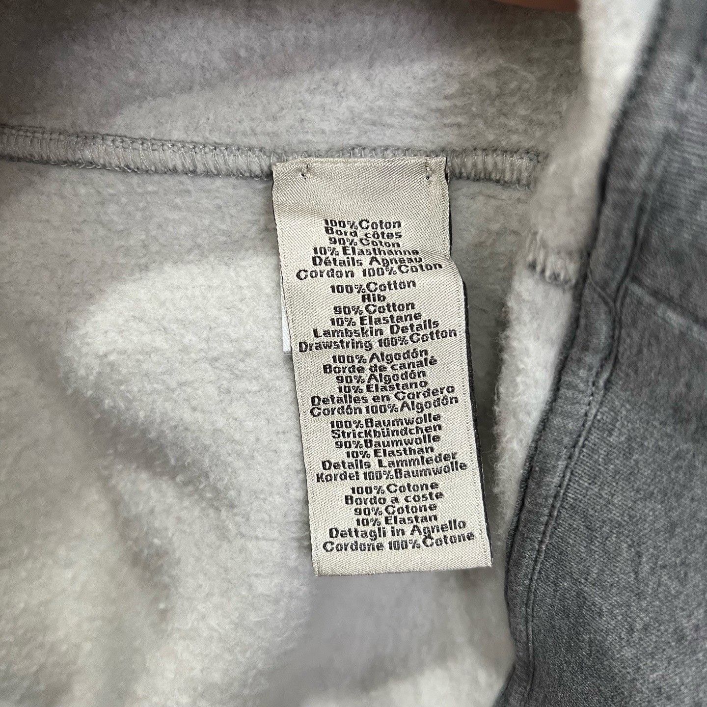 Hermes Hermes Gray Leather Patchwork Hoodie Size US M / EU 48-50 / 2 - 5 Thumbnail