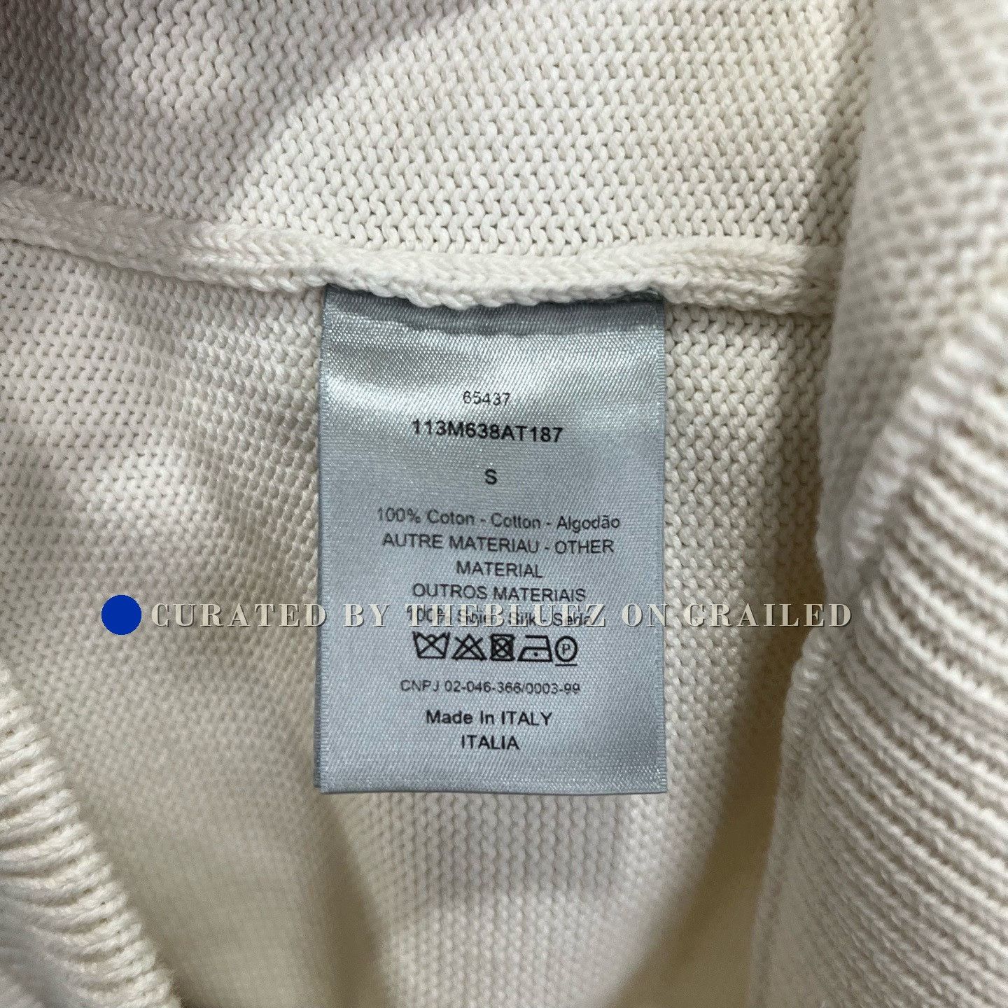 Dior Dior Logo Print Knit Sweater Size US S / EU 44-46 / 1 - 4 Thumbnail