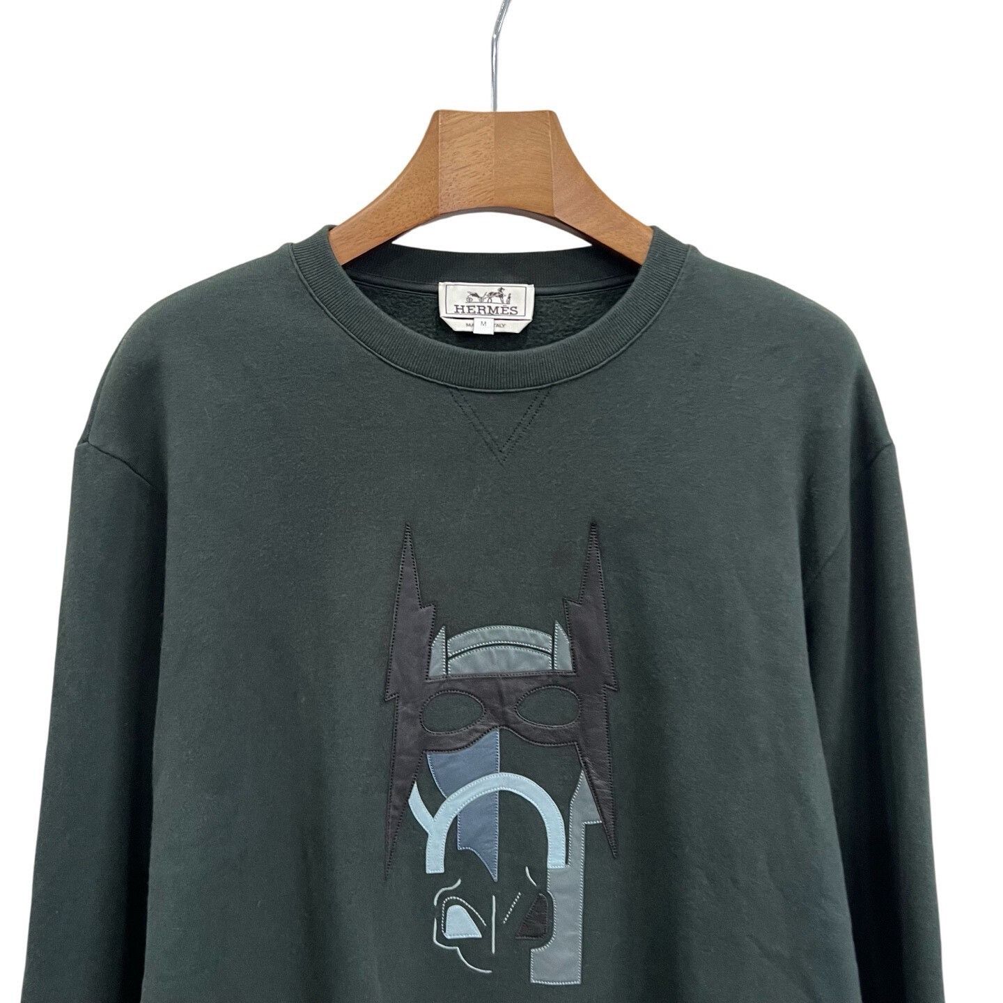 Hermes Hermes Green Pullover Hoodie M Size US M / EU 48-50 / 2 - 3 Thumbnail