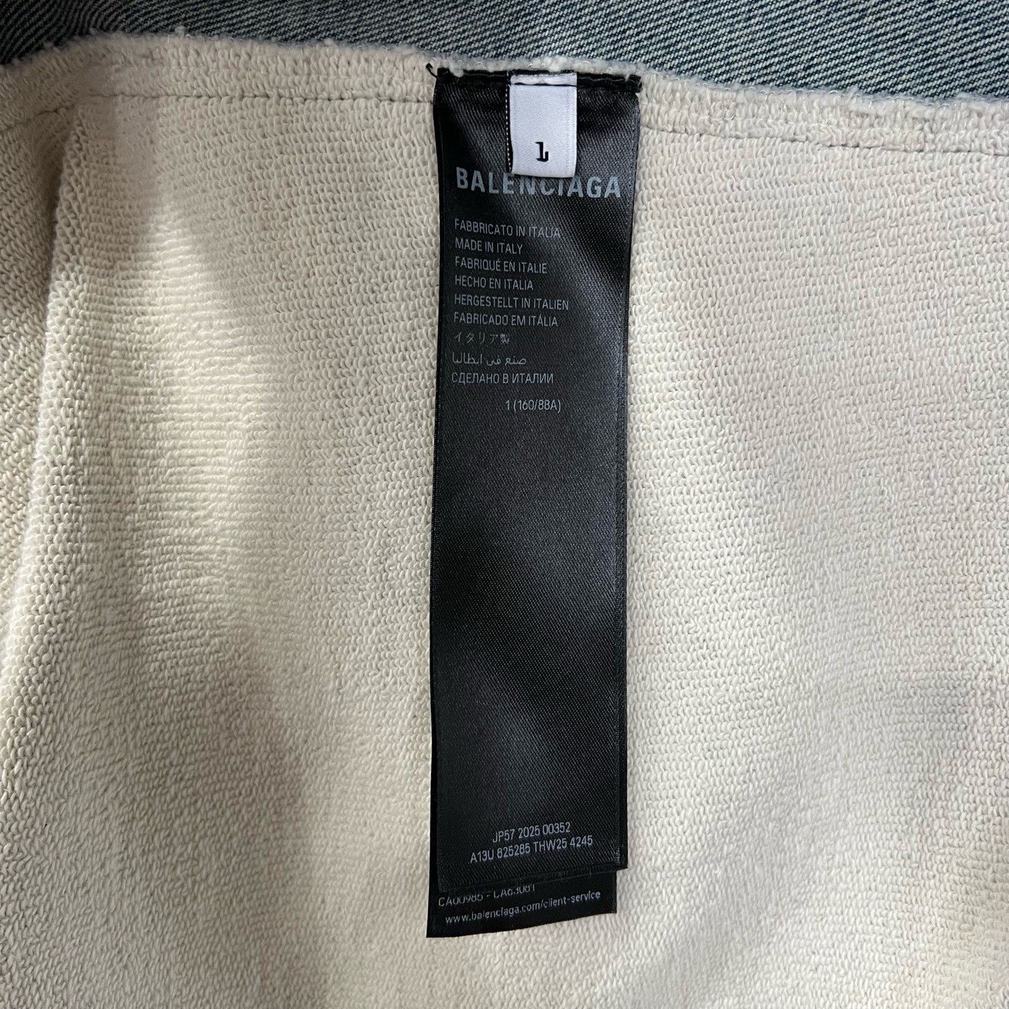 Balenciaga Balenciaga Hooded Single-Breasted Loose Denim Jacket Size US S / EU 44-46 / 1 - 5 Thumbnail