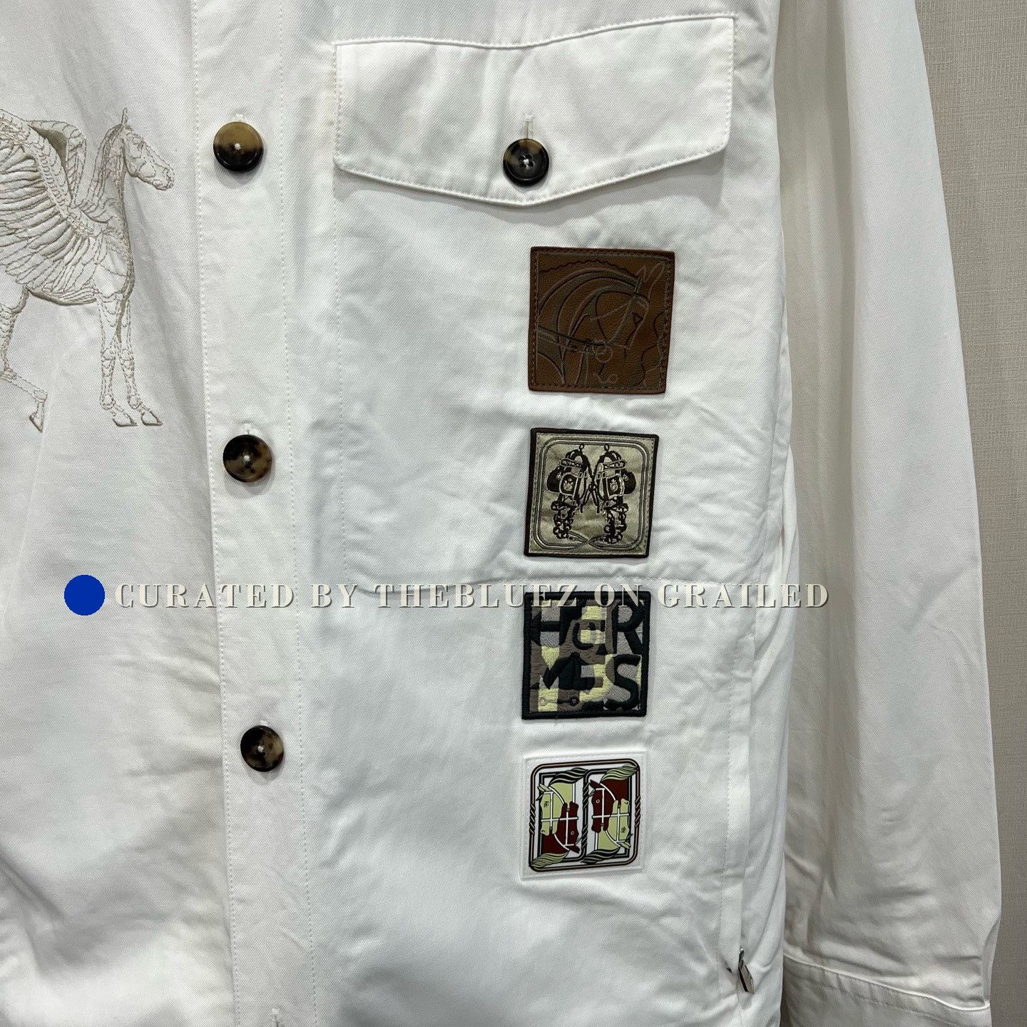 Hermes Hermes Pegasus Embroidery Logo Jacket Size US S / EU 44-46 / 1 - 3 Thumbnail