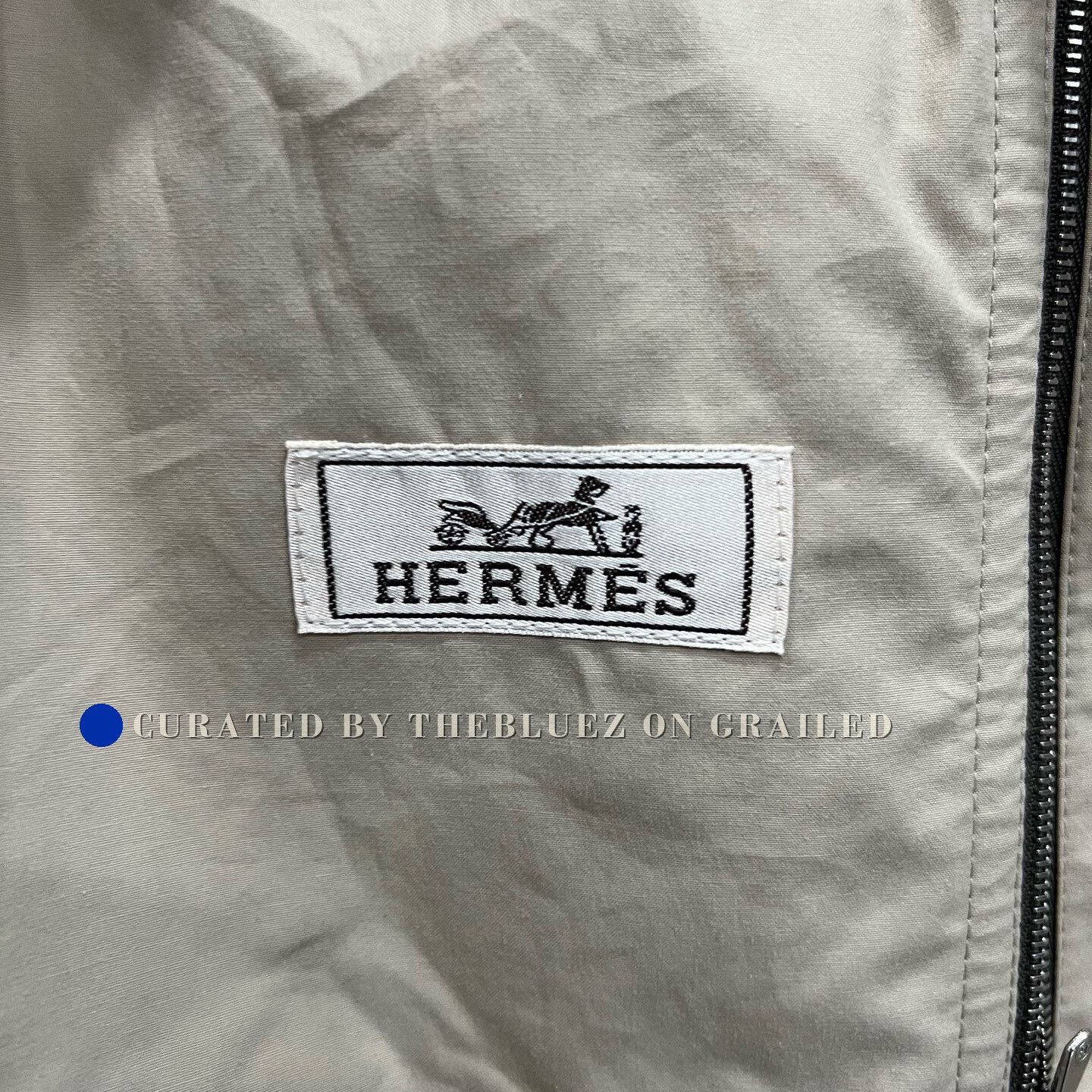 Hermes HERMES Plaid Canvas Zip Hooded Jacket Size US S / EU 44-46 / 1 - 4 Thumbnail