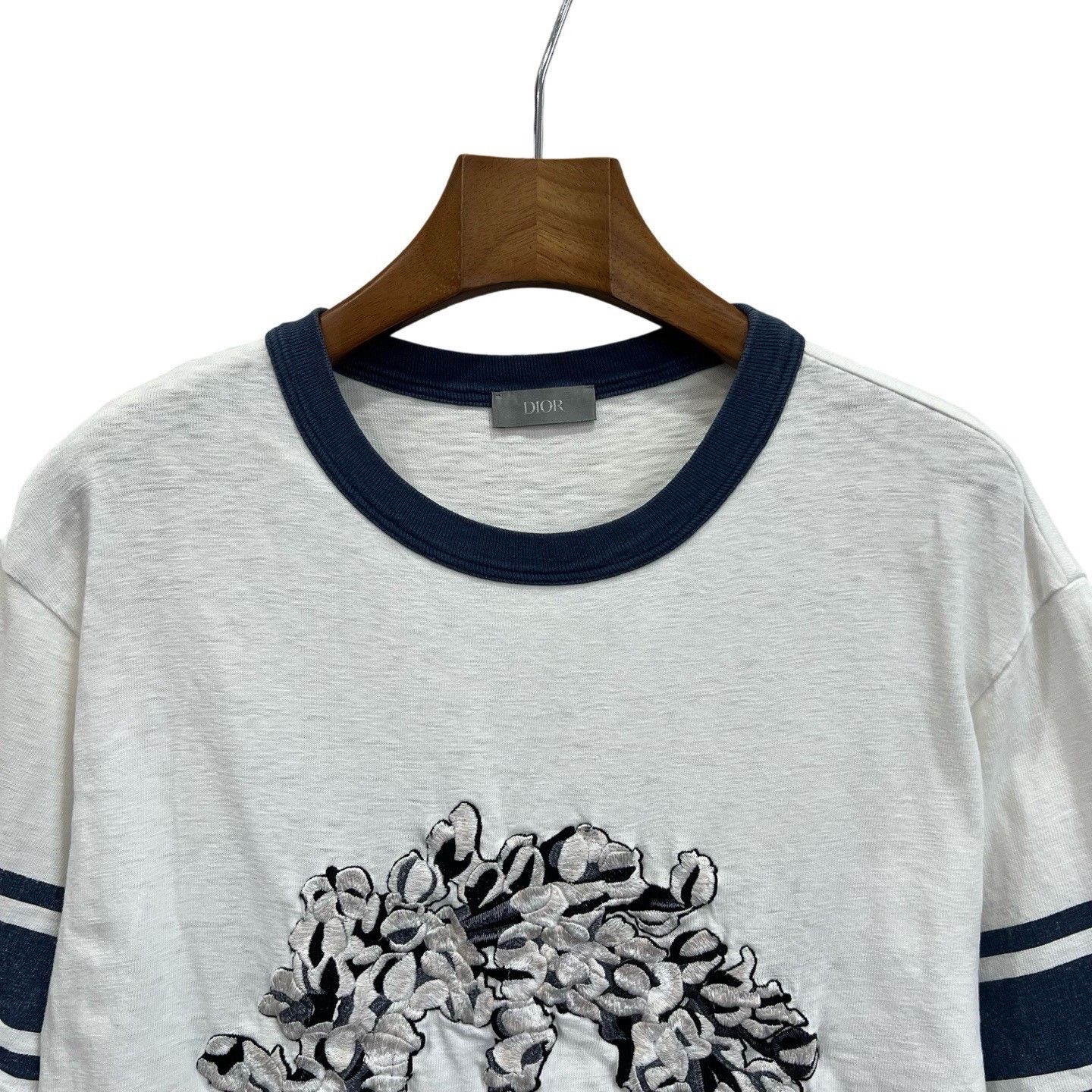 Dior Dior Tears Embroidered Floral Stripe Short Sleeve Size XS / US 0-2 / IT 36-38 - 3 Thumbnail
