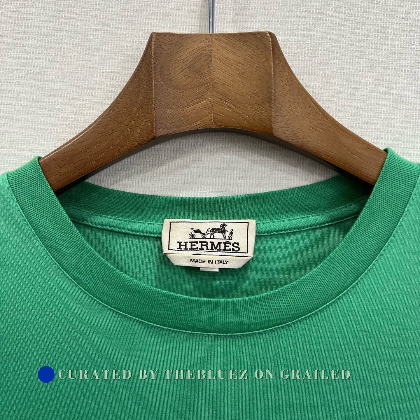 Hermes Hermes Green Pony Patchwork Short-Sleeve Size US M / EU 48-50 / 2 - 4 Thumbnail