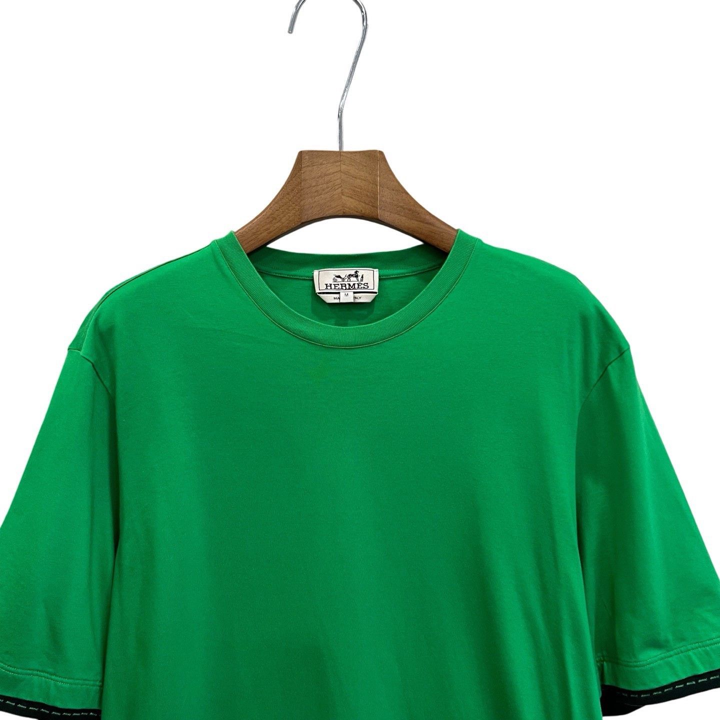 Hermes Hermes New Colorblock Double Webbing Casual Tee Size US M / EU 48-50 / 2 - 2 Thumbnail