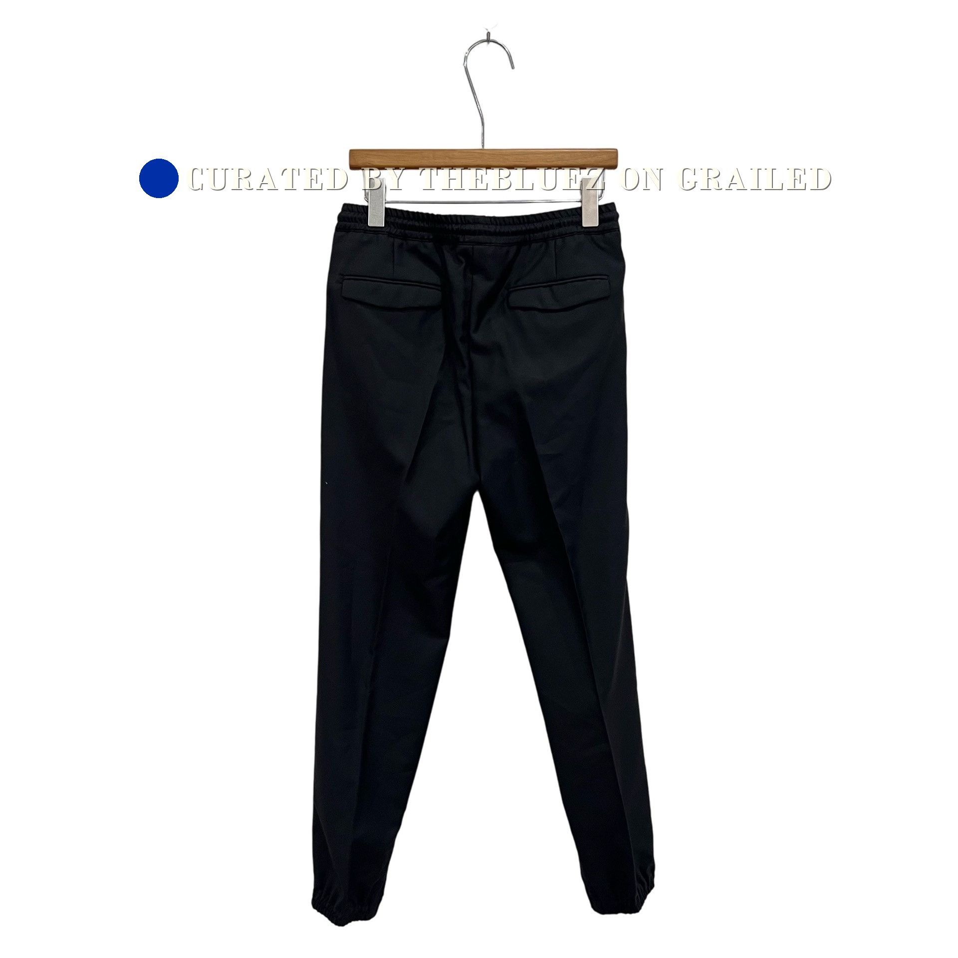 Dior Dior Black Wool Tapered Track Pants Size US 28 / EU 44 - 3 Thumbnail