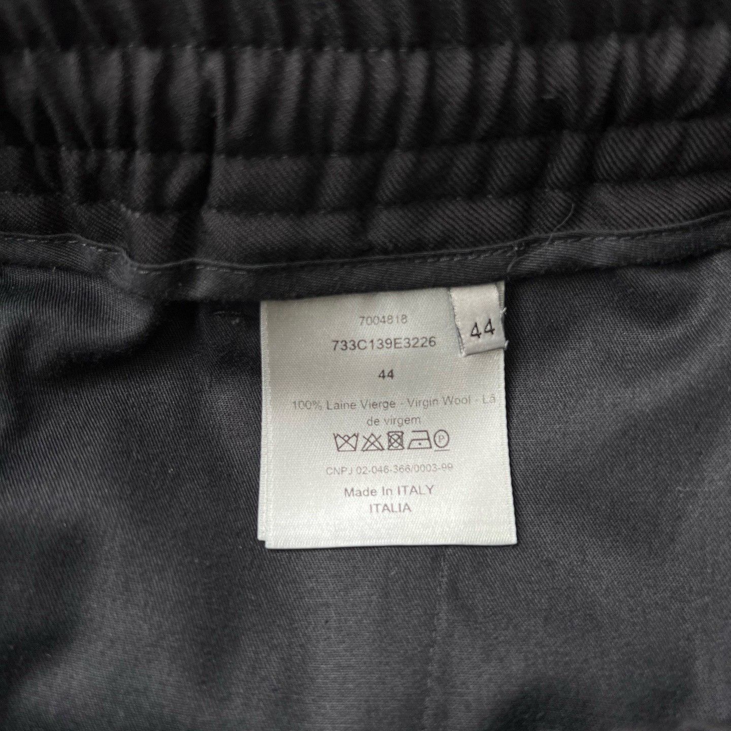 Dior Dior Black Wool Tapered Track Pants Size US 28 / EU 44 - 5 Thumbnail