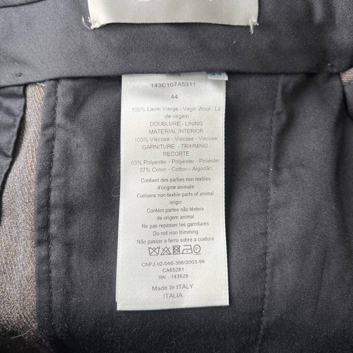 Dior Dior Side Stripe Wool Trousers Size US 28 / EU 44 - 5 Thumbnail