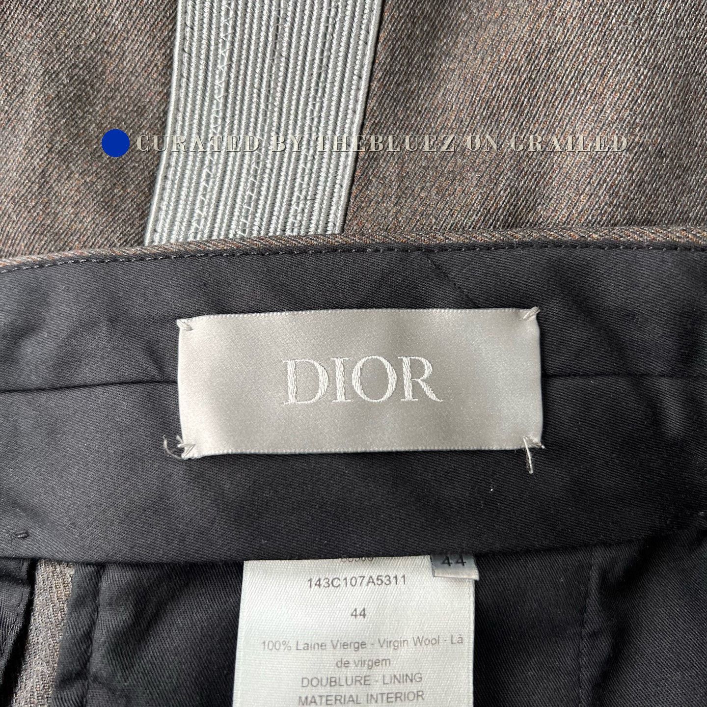 Dior Dior Side Stripe Wool Trousers Size US 28 / EU 44 - 4 Thumbnail