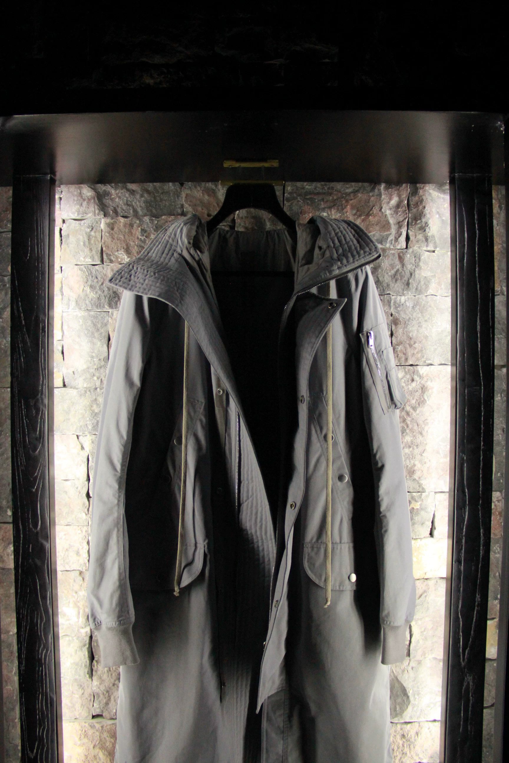 Rick Owens Rick Owens Gray Heavy Coats Men s Size US S / EU 44-46 / 1 - 3 Thumbnail