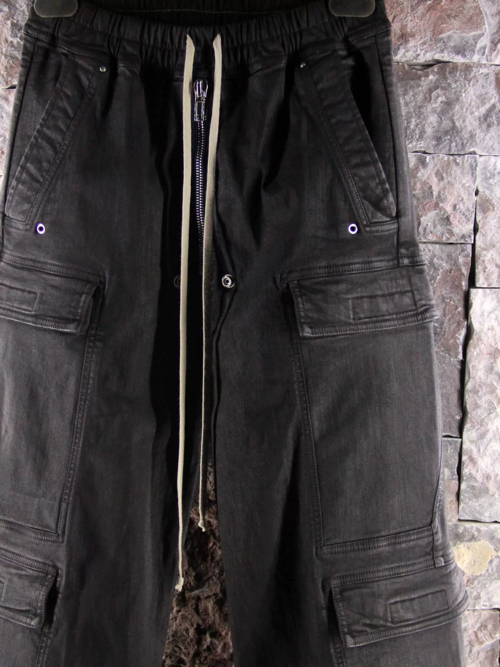 Rick Owens Rick Owens Black Casual Pants Men 32 Size US 32 / EU 48 - 3 Thumbnail