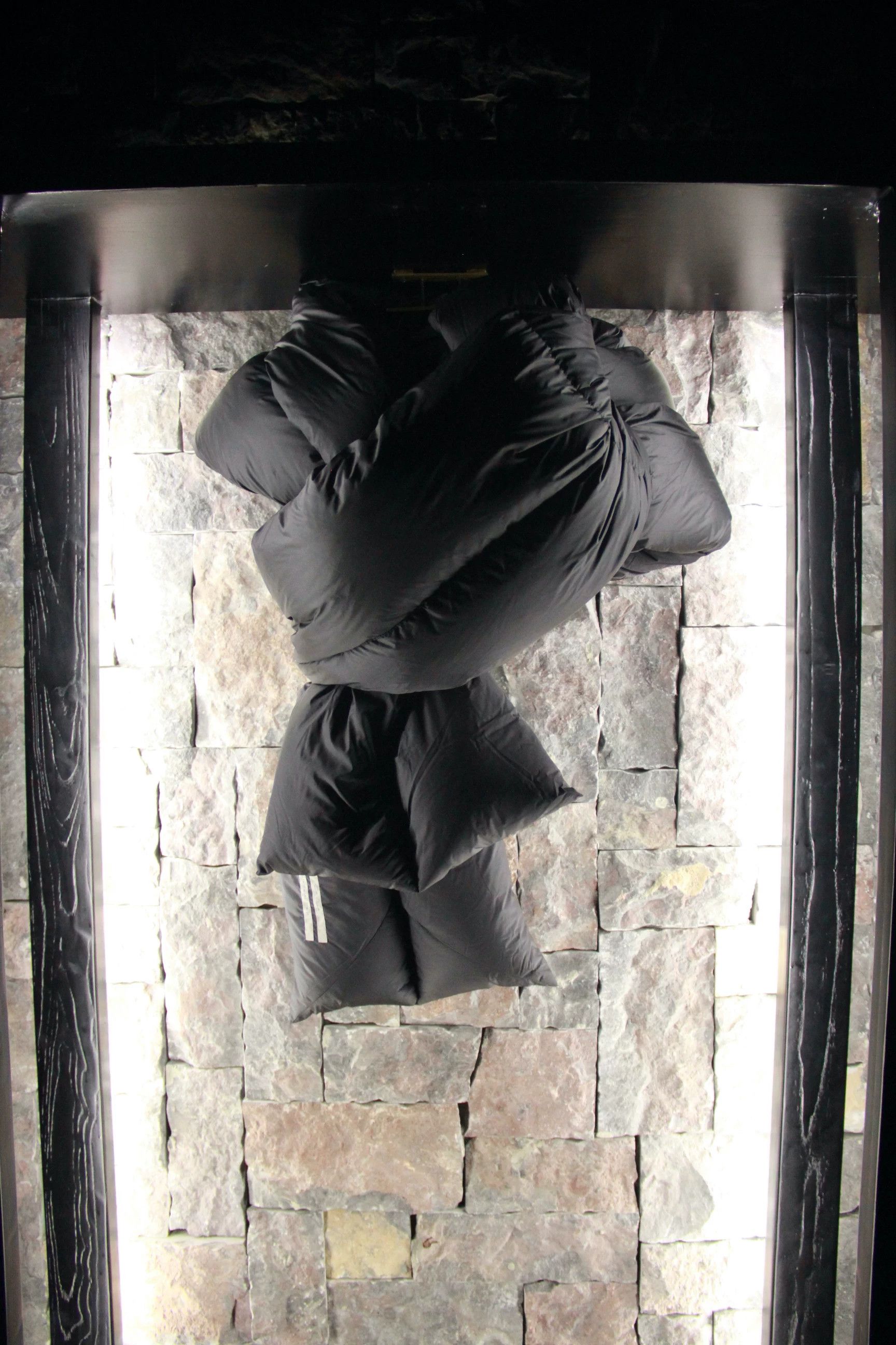Rick Owens Rick Owens Black Gloves Scarves Men one size Size ONE SIZE - 2 Thumbnail
