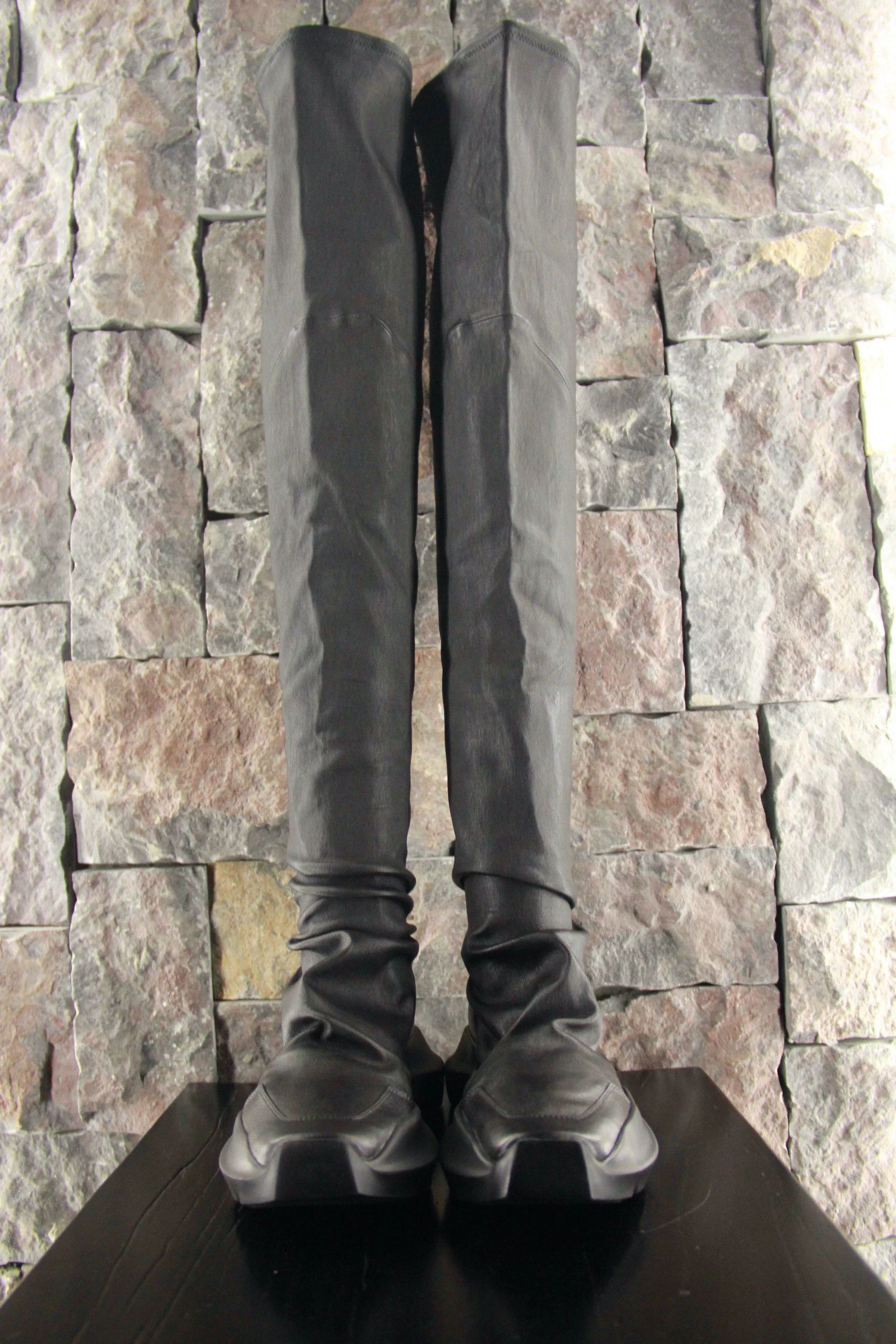 Rick Owens Rick Owens Black Boots Women us_7 Size US 7 / IT 37 - 3 Thumbnail