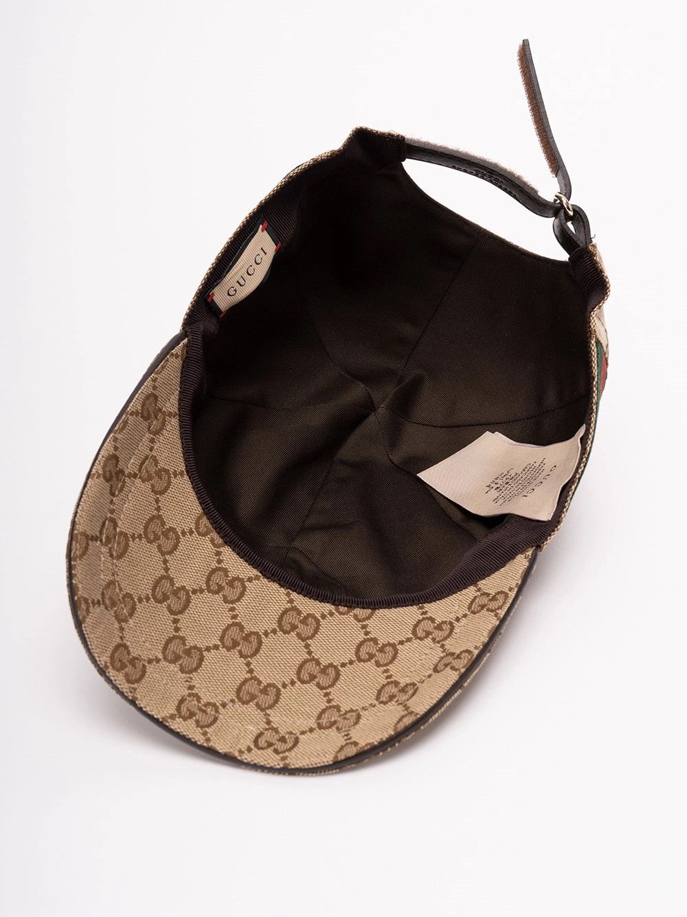 Gucci `Original GG Canvas` Baseball Hat With `Web` Size ONE SIZE - 4 Thumbnail