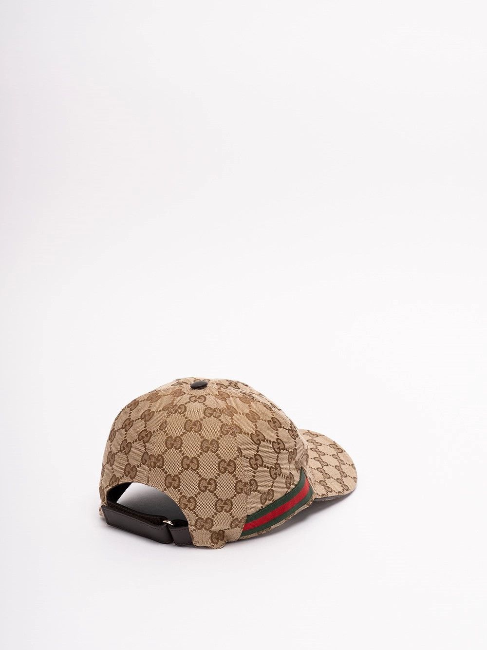 Gucci `Original GG Canvas` Baseball Hat With `Web` Size ONE SIZE - 2 Thumbnail