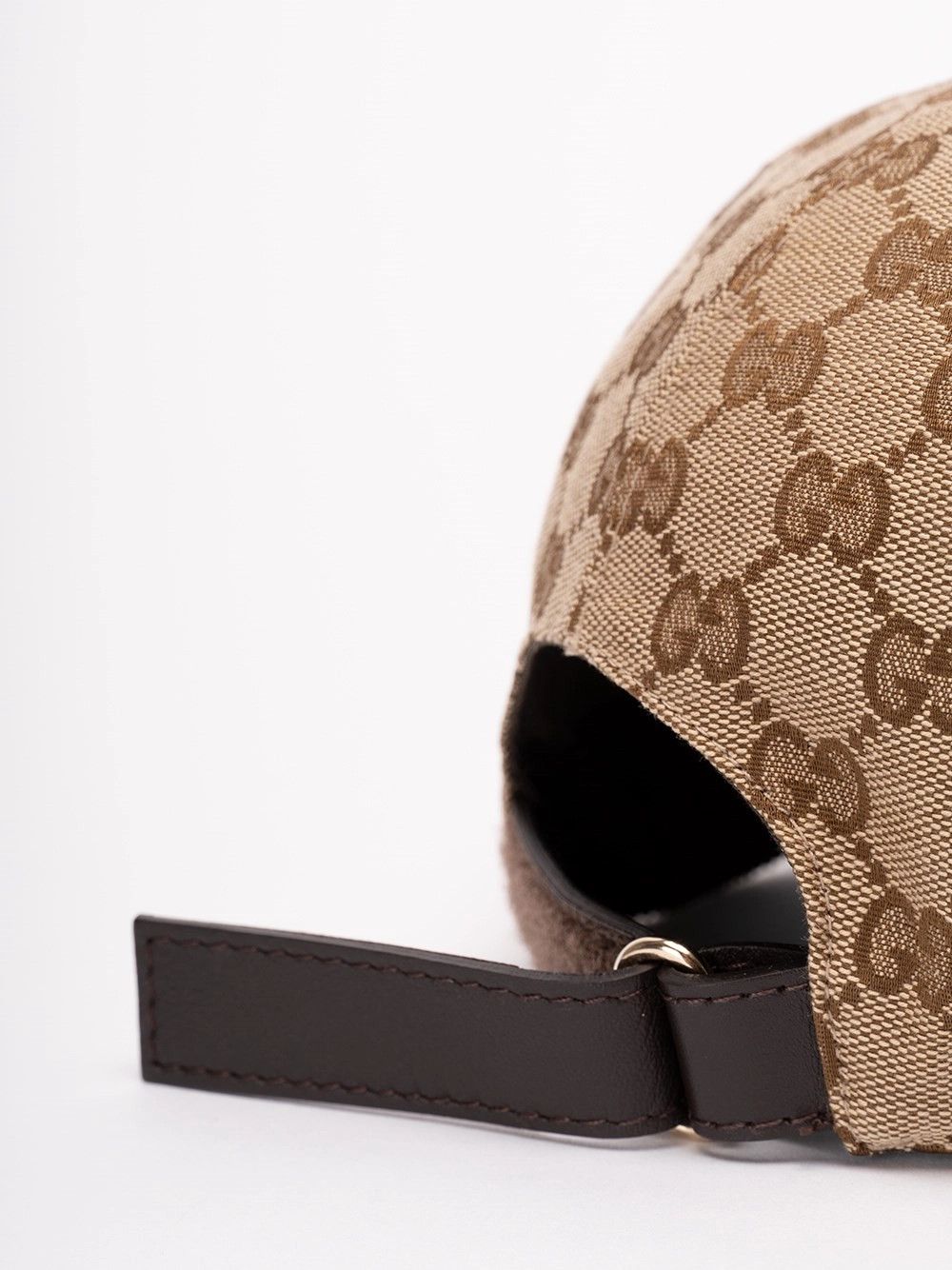 Gucci `Original GG Canvas` Baseball Hat With `Web` Size ONE SIZE - 3 Thumbnail