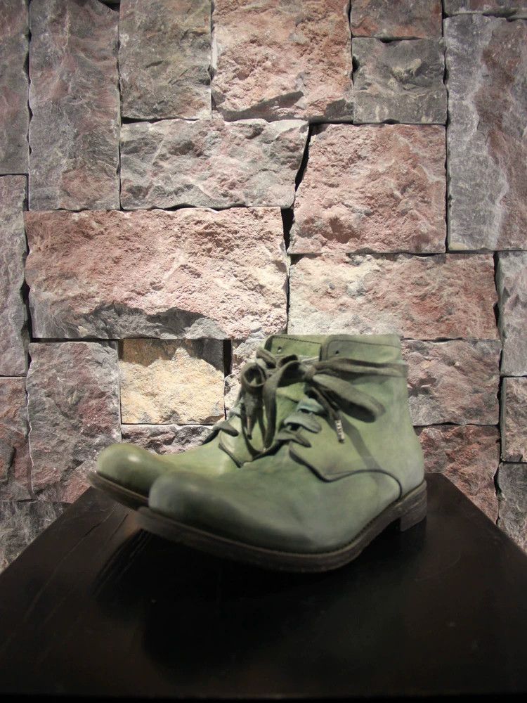 A1923 A1923 Green Boots Women us_8 Size US 8 / IT 38 - 3 Thumbnail
