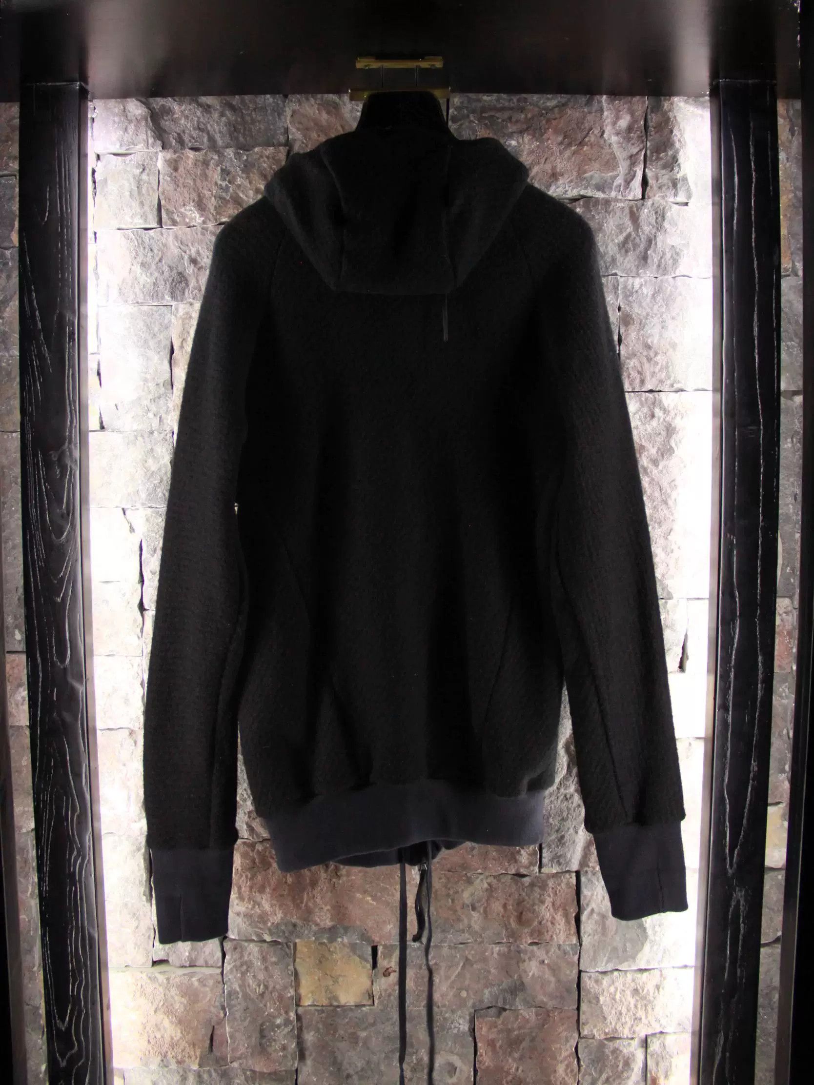 Boris Bidjan Saberi Boris Bidjan Saberi Black Hoodie Men m Size US M / EU 48-50 / 2 - 2 Thumbnail
