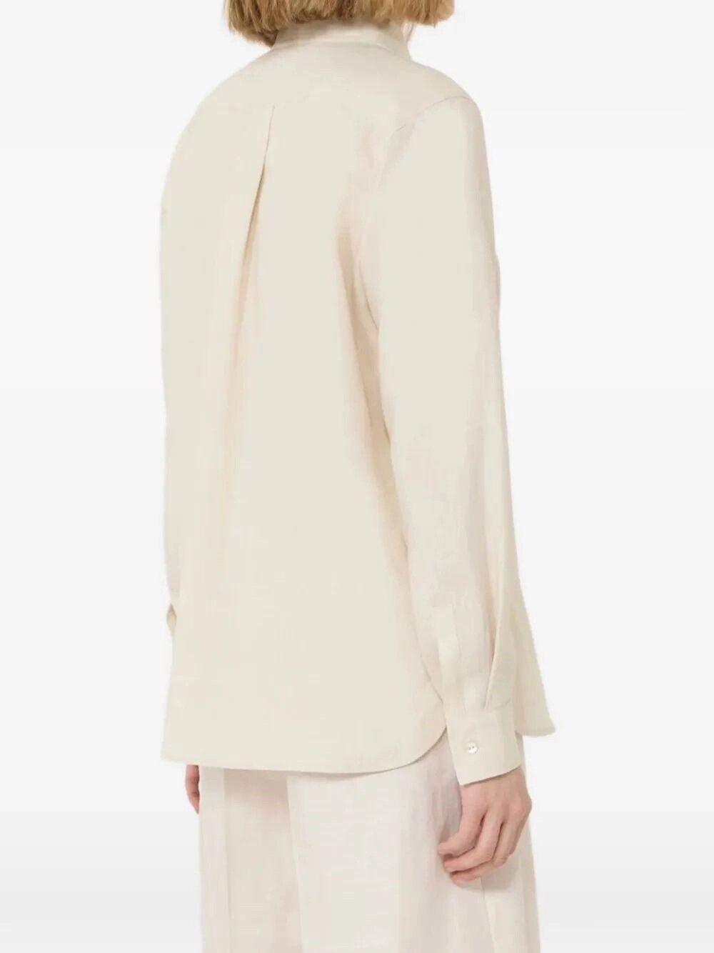 Max Mara Linen Shirt Size M / US 6-8 / IT 42-44 - 3 Thumbnail
