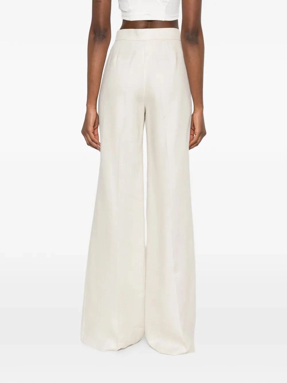 Max Mara Linen Pants Size 32" / US 10 / IT 46 - 5 Thumbnail