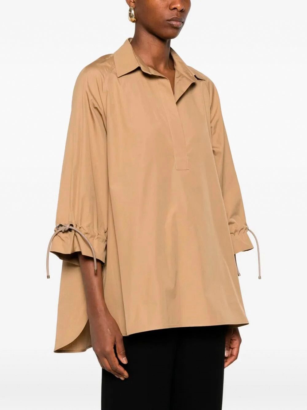 Max Mara Cotton Shirt Size M / US 6-8 / IT 42-44 - 3 Thumbnail