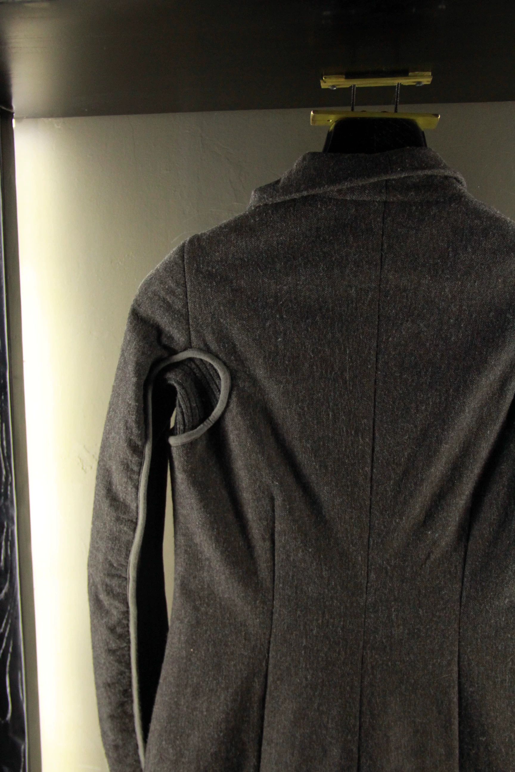 Rick Owens Rick Owens Gray Heavy Coats Men xs Size US XS / EU 42 / 0 - 5 Thumbnail
