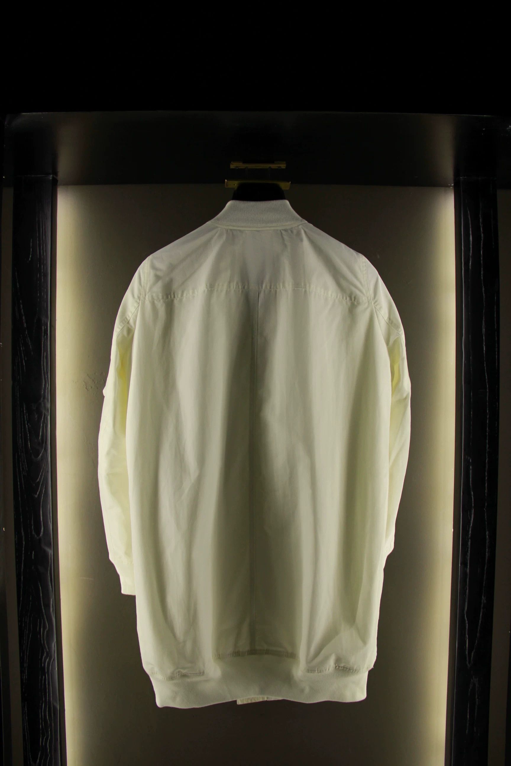 Rick Owens Rick Owens White Heavy Coats Men xs Size US XS / EU 42 / 0 - 3 Thumbnail