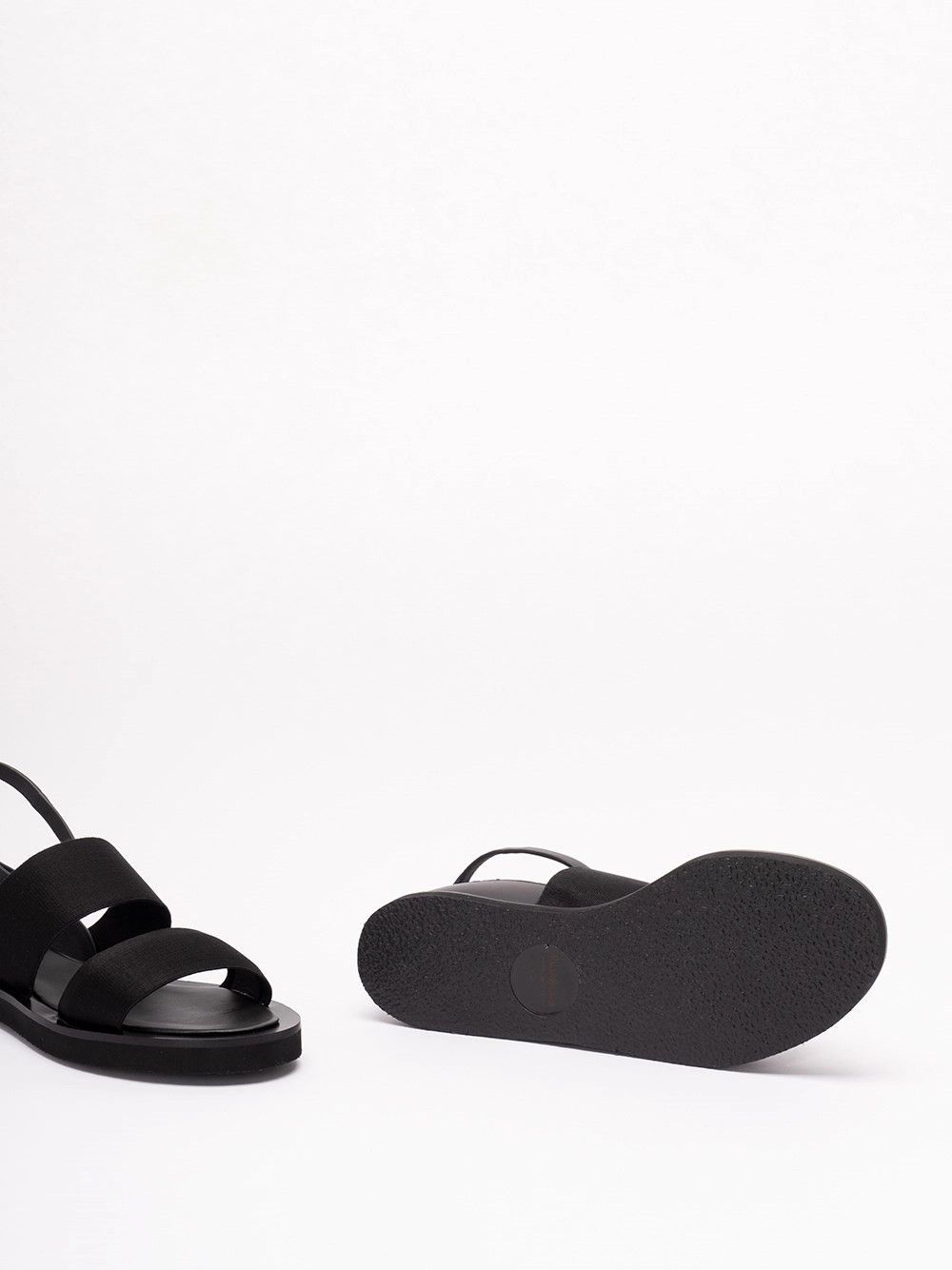 Max Mara Leather Flat Sandals Size US 7 / IT 37 - 4 Thumbnail