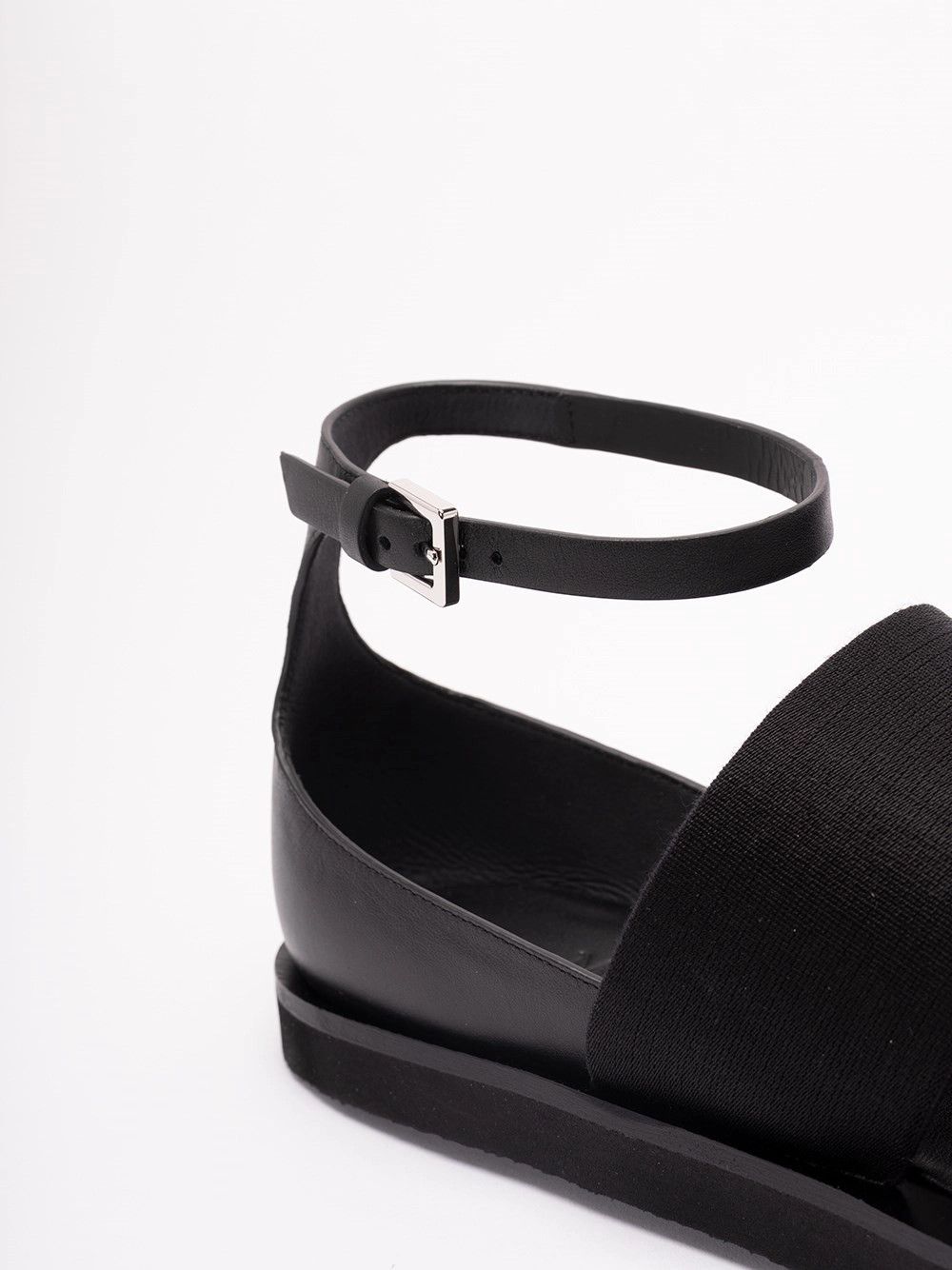 Max Mara Leather Flat Sandals Size US 7 / IT 37 - 5 Thumbnail