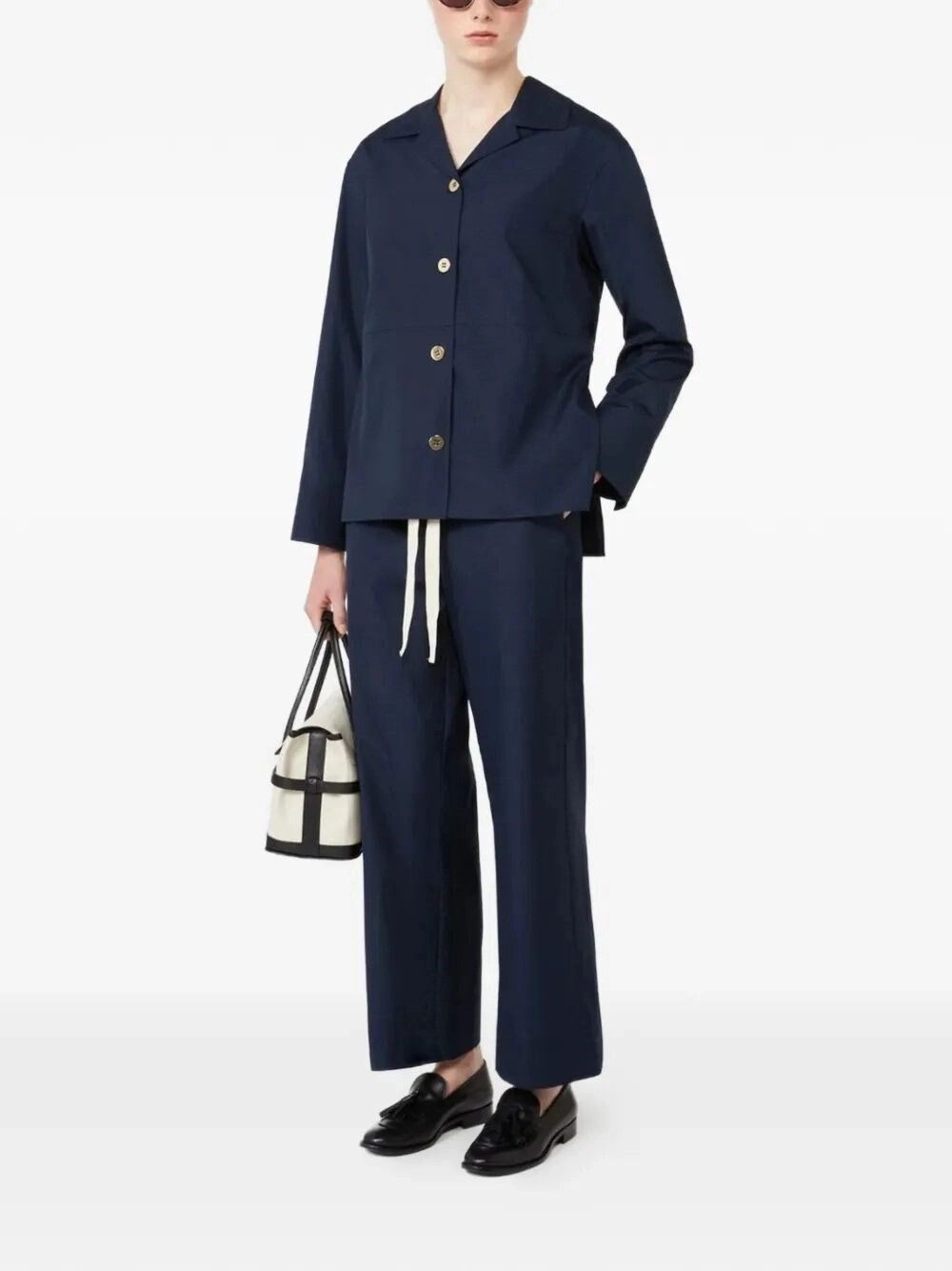 Max Mara Cotton Pants Size 30" / US 8 / IT 44 - 2 Thumbnail