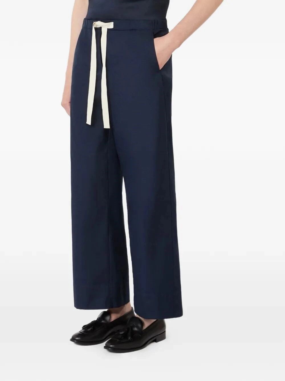 Max Mara Cotton Pants Size 32" / US 10 / IT 46 - 3 Thumbnail