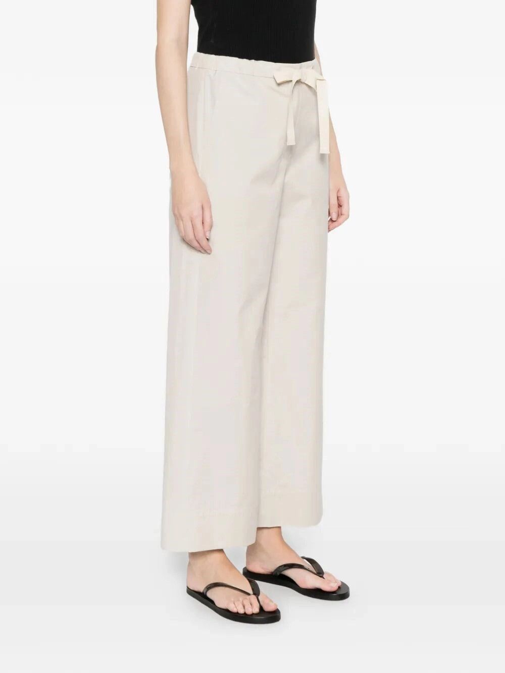 Max Mara Cotton Pants Size 32" / US 10 / IT 46 - 4 Thumbnail