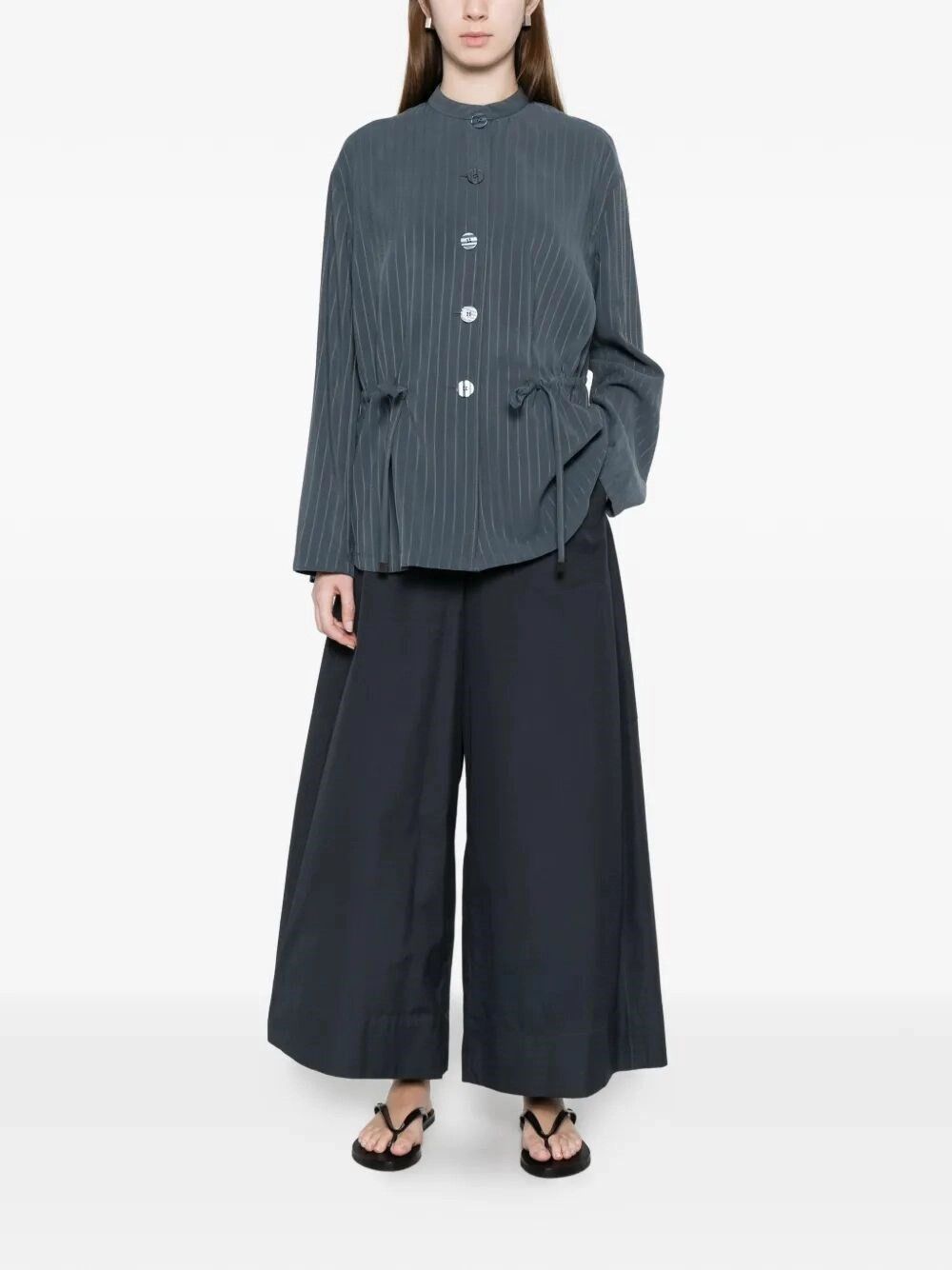 Max Mara Cotton Pants Size 30" / US 8 / IT 44 - 2 Thumbnail