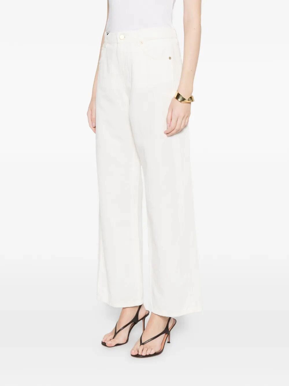 Max Mara Cotton and Linen Pants Size 28" / US 6 / IT 42 - 3 Thumbnail