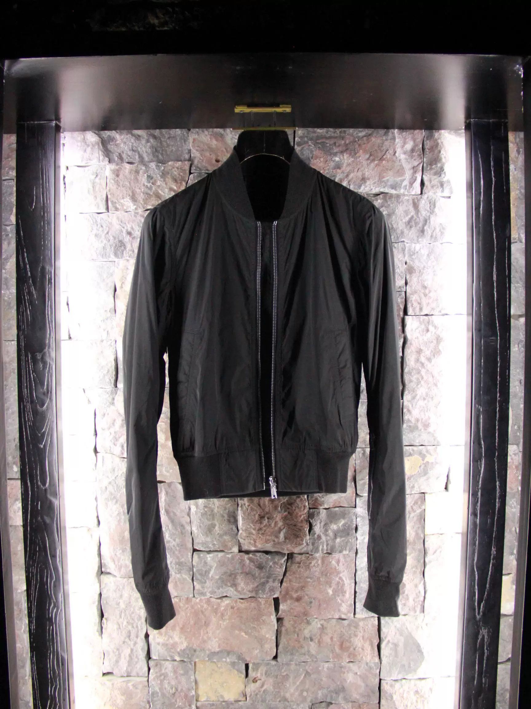 Rick Owens Rick Owens Black Light Jackets Men m Size US M / EU 48-50 / 2 - 2 Thumbnail