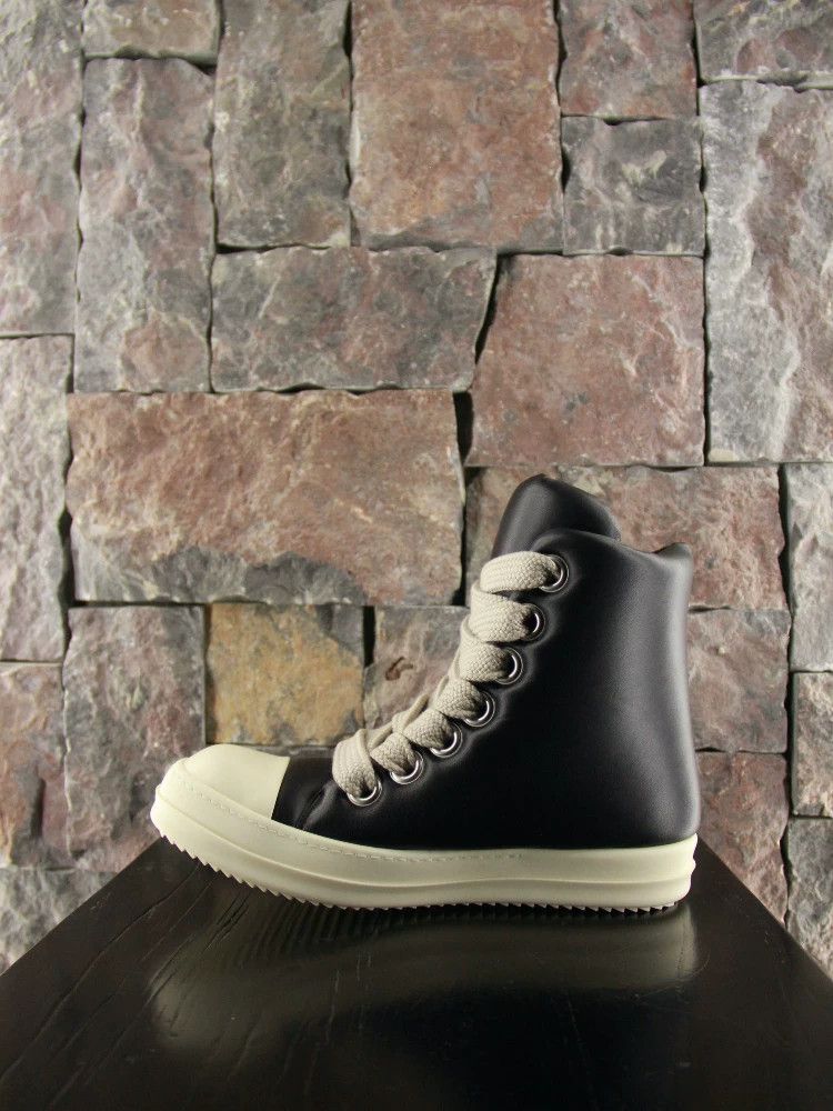 Rick Owens Rick Owens White Hitop Sneakers Men 9 Size US 9 / EU 42 - 2 Thumbnail