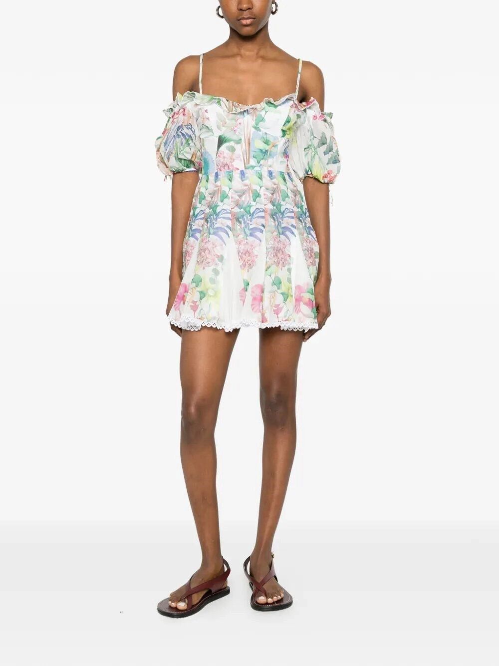 Charo Ruiz `Seris` Short Dress Size L / US 10 / IT 46 - 2 Thumbnail