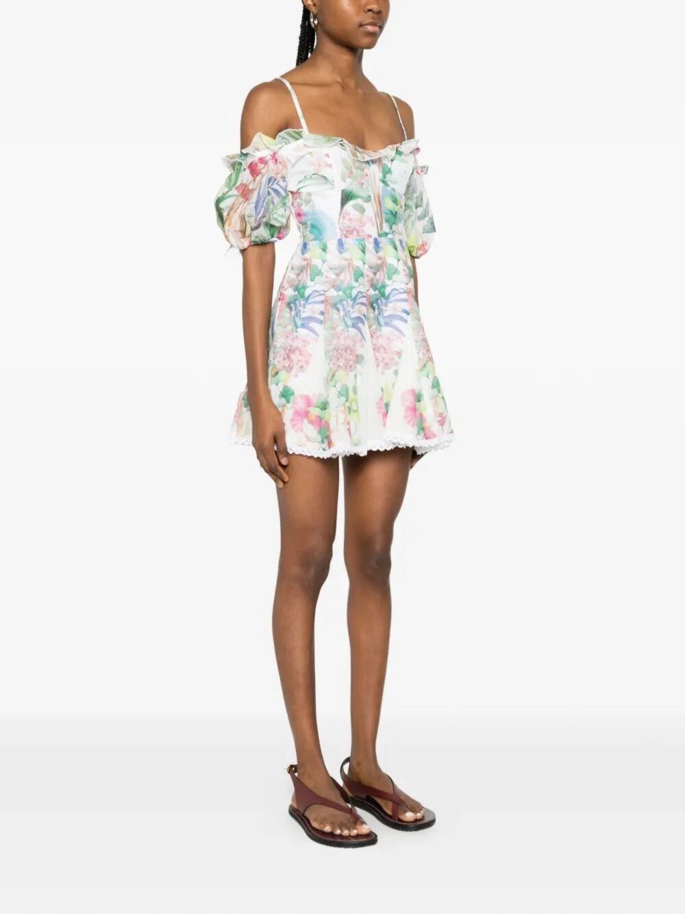 Charo Ruiz `Seris` Short Dress Size L / US 10 / IT 46 - 5 Thumbnail