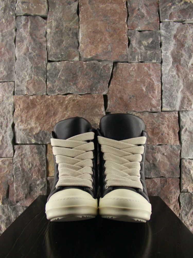 Rick Owens Rick Owens White Hitop Sneakers Women us_6 Size US 6 / IT 36 - 3 Thumbnail