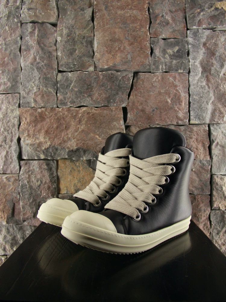 Rick Owens Rick Owens White Hitop Sneakers Women us_9 Size US 9 / IT 39 - 4 Thumbnail