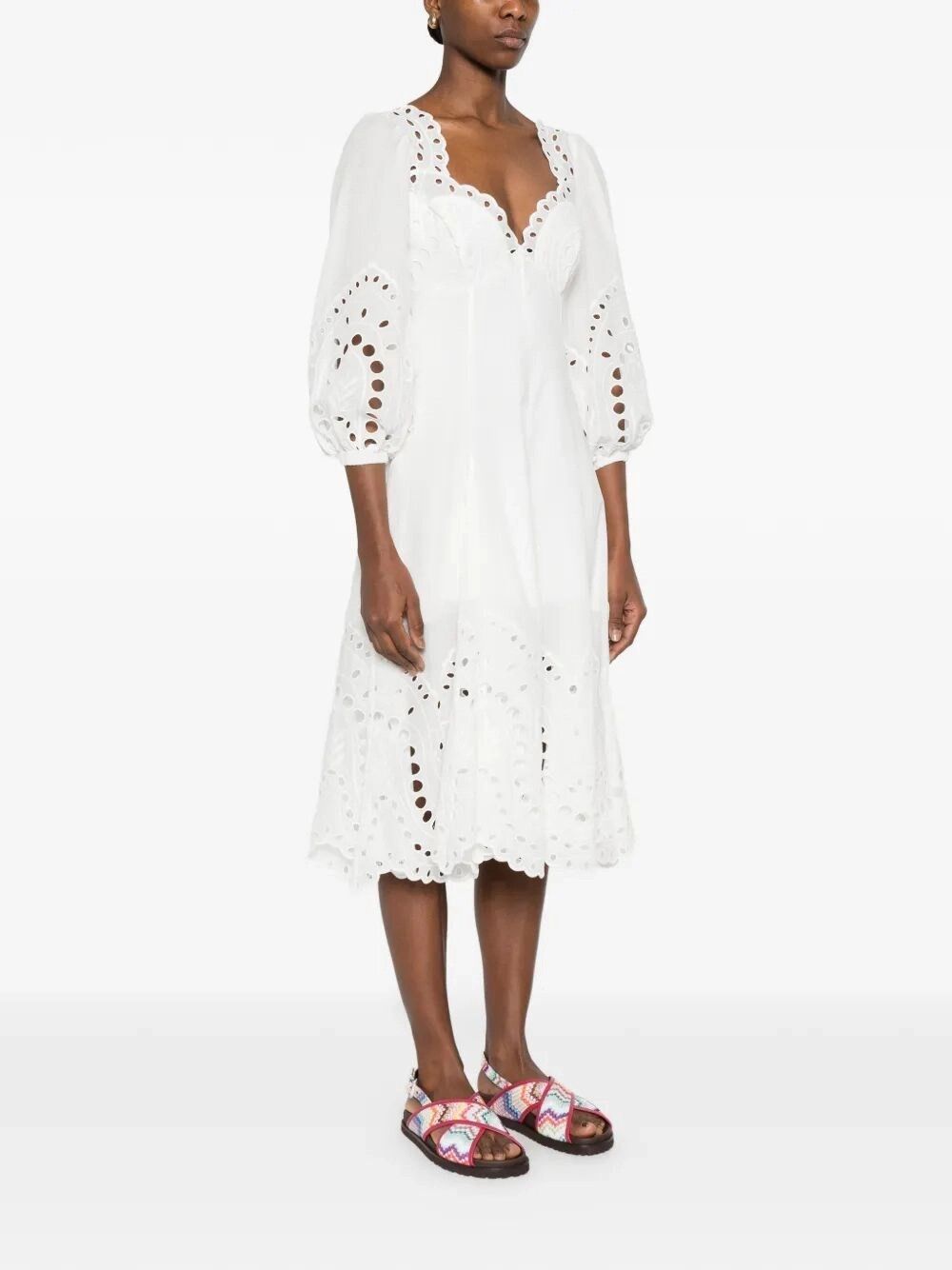 Charo Ruiz `Corbin` Long Dress Size L / US 10 / IT 46 - 4 Thumbnail